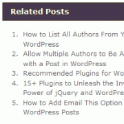 Related Posts in WordPress