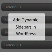 How to add Dynamic Widget Ready Sidebars in WordPress How to add Dynamic Widget Ready Sidebars in WordPress