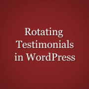 Rotating Testimonials