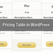 How to Create a Pricing Table in WordPress