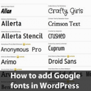 How to Add Google Fonts in WordPress Post Editor