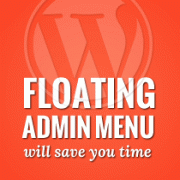 Floating WordPress Admin Menu
