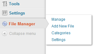 WordPress Download Manager - File Manager