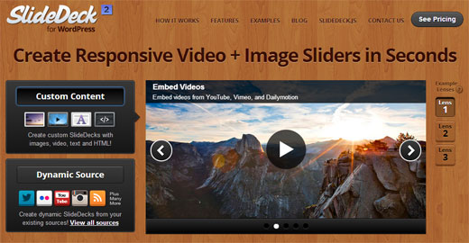 SlideDeck Web Screenshot