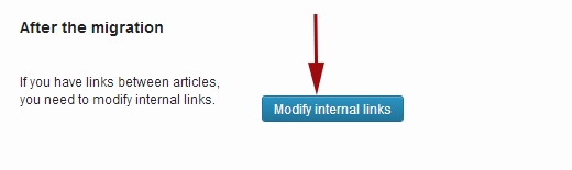 Fix broken internal links after importing content from Joomla to WordPress