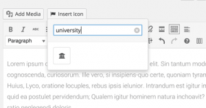 Addint Font Awesome icon font in WordPress posts Addint Font Awesome icon font in WordPress posts
