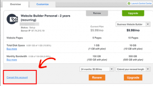 Deactivating your Website Builder account in GoDaddy Deactivating your Website Builder account in GoDaddy