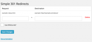 Simple 301 Redirects Simple 301 Redirects
