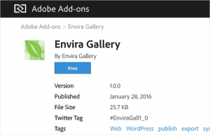 Installing Envira Gallery addon for Adobe Lightroom Installing Envira Gallery addon for Adobe Lightroom