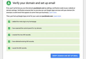 Finish setup wizard Finish setup wizard