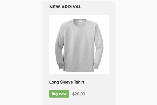 Shopify product displayed in WordPress sidebar Shopify product displayed in WordPress sidebar