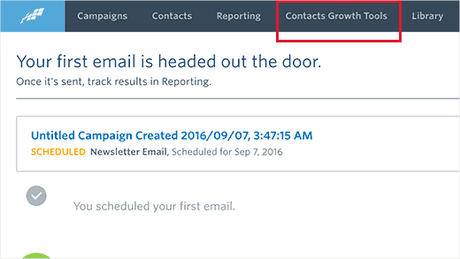 Contacts growth tools Contacts growth tools