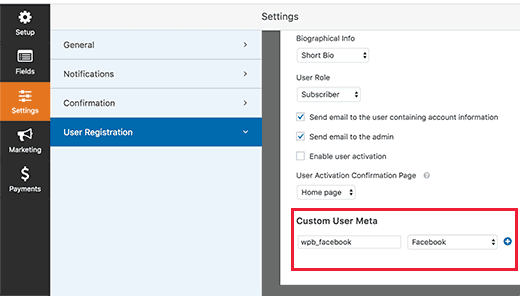 Mapping custom fields