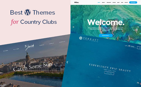 Ülke kulüpleri için WordPress temaları WordPress themes for country clubs