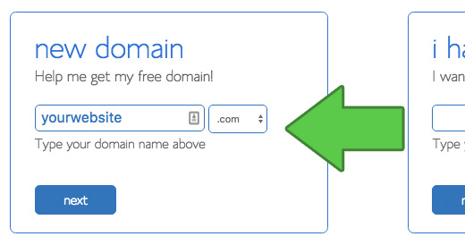 Choose domain name