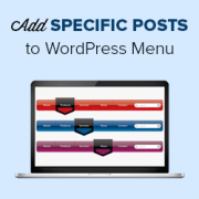 How to Add Specific Posts to WordPress Navigation Menu