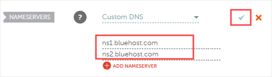 Adding your nameservers in Namecheap