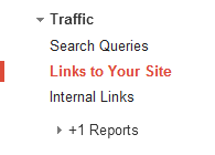指向您网站的链接 - Google网站管理员工具