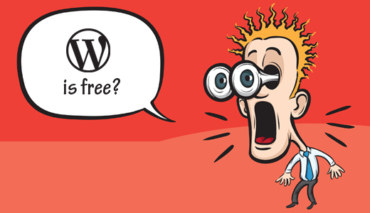 WordPress是免费的