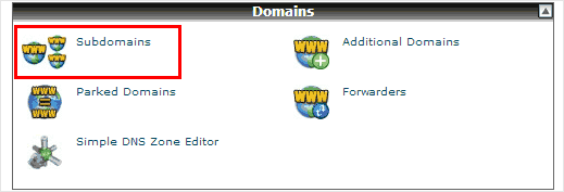 Subdomains in cPanel