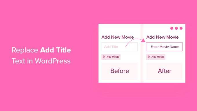 How to Replace 'Add Title' Text in WordPress