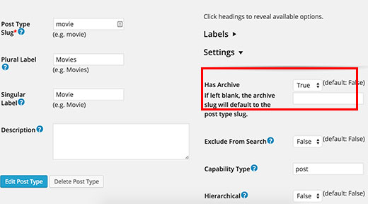 Create custom post type and custom taxonomy admin page framework.