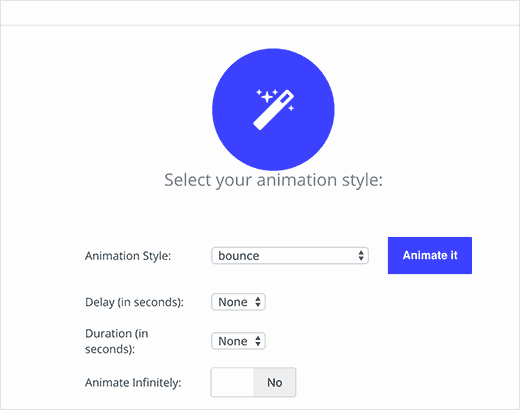 Animation editor