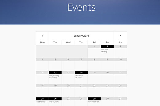 How To Add Calendar In Wordpress