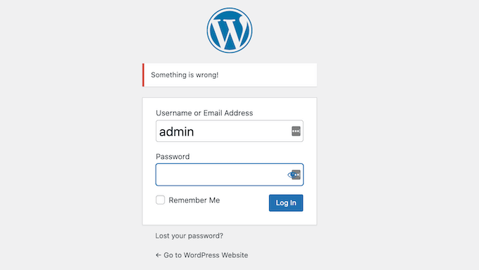 How to disable the login hints in the WordPress login error