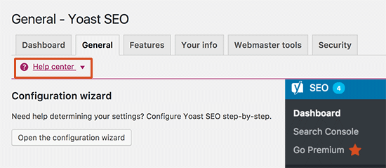 Yoast SEO'daki Ayarlar