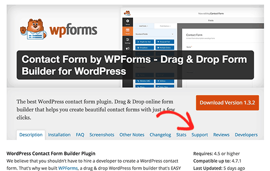 獲得對免費WordPress外掛的支援
