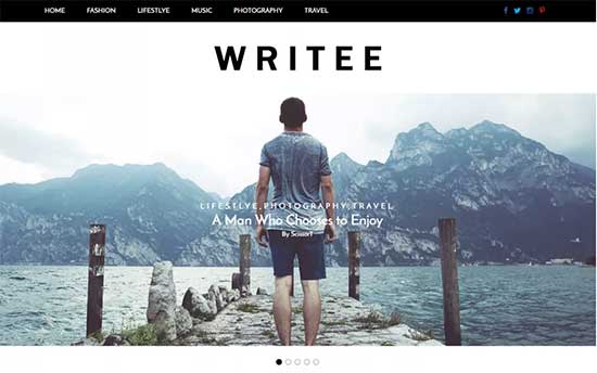 Writee Simple wordpress themes