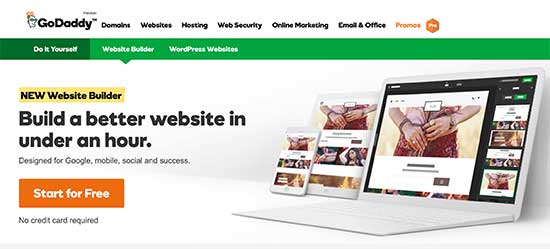 GoDaddy Website Builder