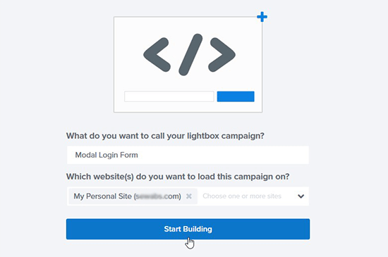 Add campaign name and site