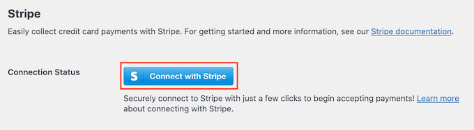 Connecting WordPress to Stripe payments