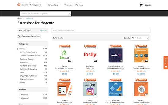 Magento extensions