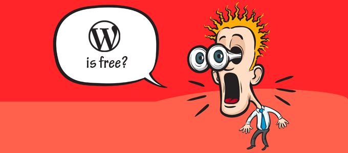 WordPress is free