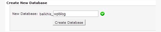 Crear base de datos