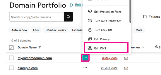 Edit DNS in GoDaddy Edit DNS in GoDaddy