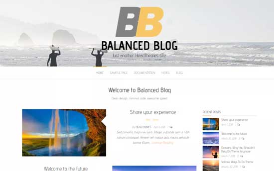 Blog equilibrado