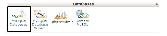 Панель баз данных