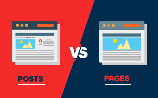 Посты против страниц - в чем разница?
