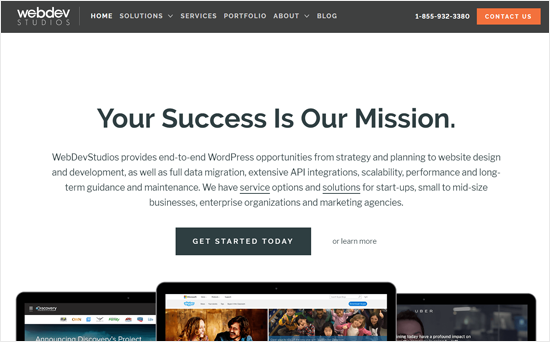Web Dev Studios - дизайнерская компания для WordPress