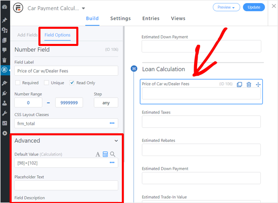 How To Create An Auto Loan Car Payment Calculator In Wordpress 3627