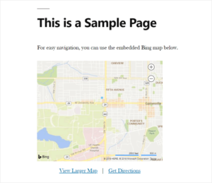 How To Embed Bing Maps In WordPress (Step By Step)