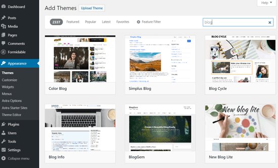 Free WordPress Blog Themes