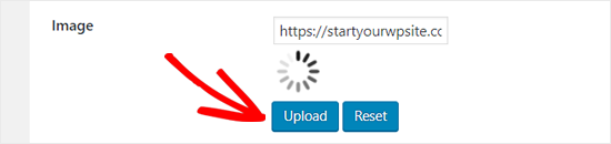 Upload a New Loading Image for WordPress Infinite Scroll