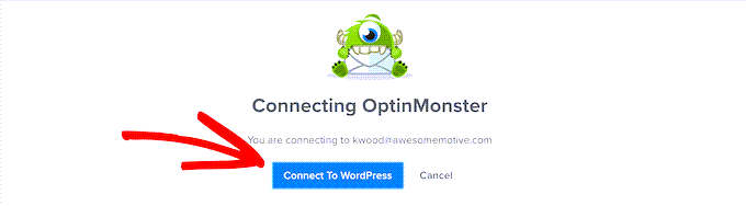 OptinMonster'ı WordPress'e Bağlayın