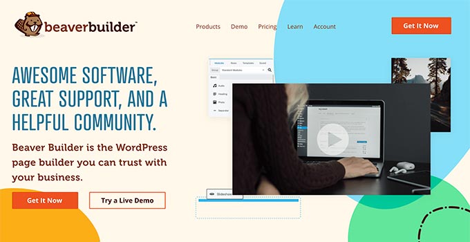 Sitio web del constructor de castores