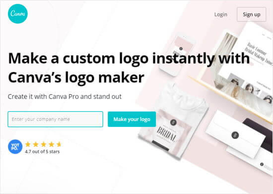 Creatore di logo Canva Pro